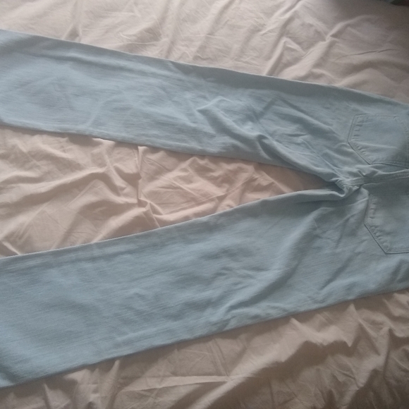 Paige Porter Relaxed Straight Jeans Sz. 24 Light Wash 90s fit Distressed - Picture 11 of 15